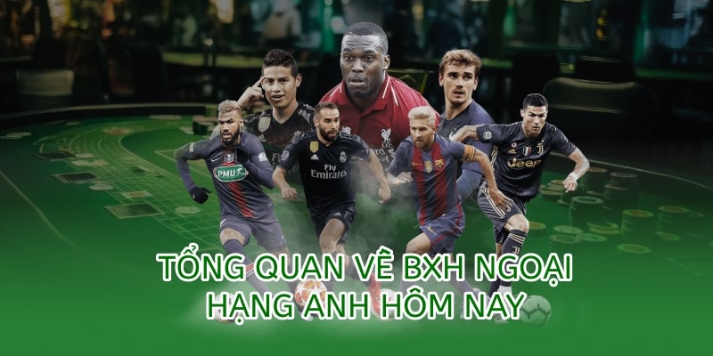 tổng quan về bxh ngoại hạng anh hôm nay